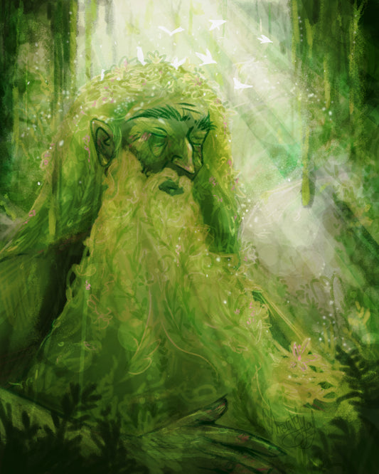 "He Waits" (2021) Print