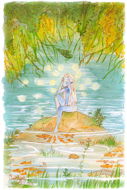 "Nautical Nymph" (2019) Print