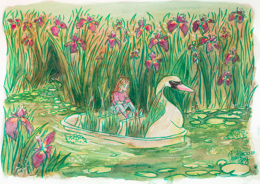 "The Swan Ride" (2020) Print