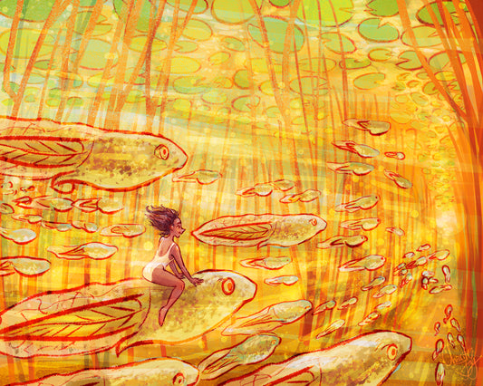 "The Tadpole Caravan" (2020) Print